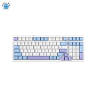 AULA F99 Gasket Mechanical Keyboard Purple White Blue
