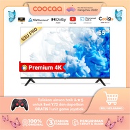 COOCAA 55 inch Smart TV - Digital TV - 4K - UHD - Dolby Audio - Youtube - Mirroring - Boundless -Browser - WIFI - HD - HDMI/USB/AV/LAN - HDR10 (COOCAA 55S3U PRO)