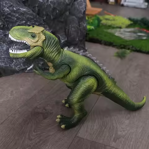 Inertial Sliding RC Dinosaur Car Toys Plastic Cartoon Remote Control Robot Toys Durable Portable Sim