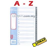 Grey PP Index Divider Plastic Filling Separator A-Z Alphabet 20 Tabs (A to Z) Lion file EFGHIJKLMN A