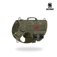 OneTigris เสื้อรัดอกสุนัข AIRE Mesh Dog Harness เสื้อกั๊กสุนัข ชุดฝึกสุนัข ชุดสุนัขทหาร สายรัดอกสุนั