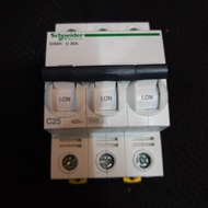 Original Mcb Schneider Ic60H 3P 25A