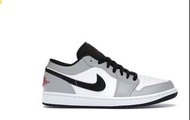 Air Jordan 1 Low Grey White Black Red