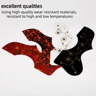 41-Inch Acoustic Guitar Pickguard EJ200 with Gold Flower Pattern Guard Anti-scratch Plate 4 Colors