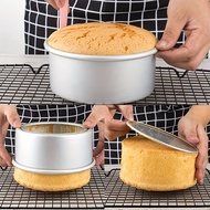 Round Cake Molder Baking Pan Removable Bottom Nonstick Aluminum Alloy Bento Cake Pan Baking DIY Cake