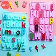 Jelly Mold Silicone Soap Letter Print ABC