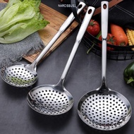NARCISSUS13A0E Food Strainer Sieve Scoop, Long Handle Multifunctional Stainless Steel Colander, Dura