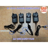 (9V) AC TO DC ADAPTER 9V2A SWITCHING POWER SUPPLY 3 PIN CCTV LED AC 240V PLUG ADAPTER IP CAMERA CABL
