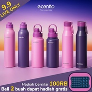 ECENTIO Stainless tumbler 800ml 1L aesthetic Thermos Drinking Bottle ACC7