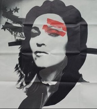 MADONNA AMERICAN LIFE: 🔴⚫️⚪️ 3色特大面底POSTER紙1張,Size:51cm長×76cm闊,見圖1,2,3/30格娜姐郵票圖像紙 1張 Size:12.5cm長x12.