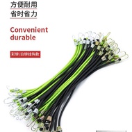 Adjustable Hook Elastic Rope Elastic Band Latex Mini Rope Luggage Rope Binding Elastic Fixed Elastic