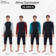 Baju Renang Pria Muslim Dewasa Alivia Swimwear Men 01 Baju Renang Setelan Laki Laki dewasa