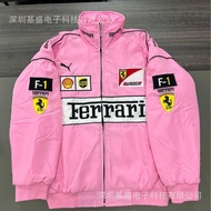 F1 Racing Jersey Embroidered F1 Racing Jersey Style Motorcycle Cycling Jersey Jacket Baseball Jersey