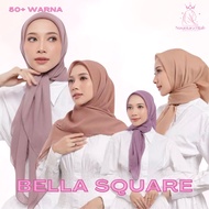 Bella Square Polycotton 115 X 115 Premium Neci Sewing 78 Colors Square Hijab