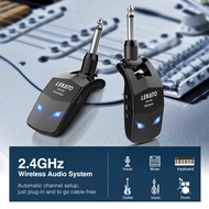 LEKATO 2.4GHz Guitar Wireless Receiver System Wireless Transmitter Receiver For Guitar Bass Recharge