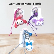 GANTUNGAN Sanrio Keychain (Melody, Kuromi, Cinnamonroll) Sanrio Keychain/ + TALI + Bell