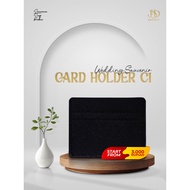 SOUVENIR CARD HOLDER 3 SLOT INCLUDES PACKING PLASTIC AND CUSTOM THANK CARD 3 SLOT CARD WALLET C1