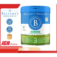 [EXP: 09/2027] Bellamy's Organic Baby Formula Toddler Baby Milk Step 3 ( 1 years + )(800g) Equinox (
