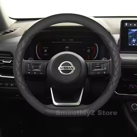 Leather Car Steering Wheel Cover For Nissan Xtrail T30 T31 T32 T33 Sentra 2015-2025 Auto interior Ni