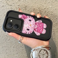 Casing hp For VIVO Y36 4G Y36 5G Y27 5G Y77T Y27s Y35 Case Cat Gem Crystal Softcase Kesing Premium M