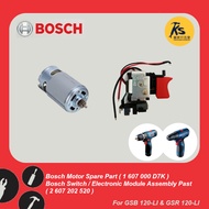 Bosch Motor Spare Part ( 1 607 000 D7K ) | Switch Assembly Part ( 2 607 202 520 ) for GSB 120-LI & G