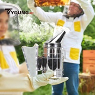 [Available] Bee Hive Smoker with Heat Shield Sturdy Fogging Machine Beekeeping Equipment