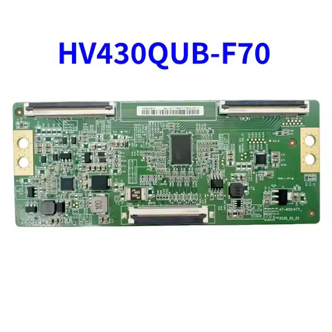 New TV Tcon Board HV430QUB-F70 47-6021476 For LCD TV Screen Repairing Soft Socket