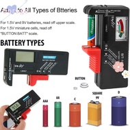 BORRAONE Battery Volt Tester Button Cell AAA/C/D/9V/1.5V Digital Universal Voltage Checker