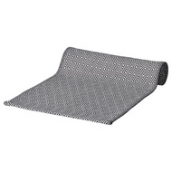 IKEA GODDAG TABLE-RUNNER, BLACK/WHITE 35X130 CM