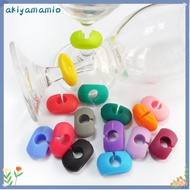 AKIYAMAMIOAQ Silicone Cup Labels Signs Tag For Party Creative