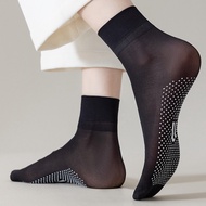 MATA Socks Transparent Nels BoutiqueWanita 7037 Stocking Model Stocking Model Socks With Anti-Slip G