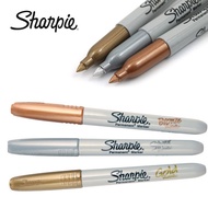 Sharpie 1823815 Sharpie Metallic Markers, Fine Pt Sharpie Marker Gold Silver Bronze