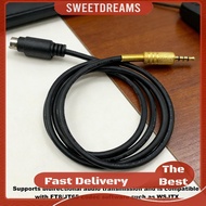 [SWEET] 1M Mini DIN 6 Pin To 3.5mm TRRS Audio PTT Wire Mini DIN 6 To 3.5mm Stereo Jack Cable Fit for