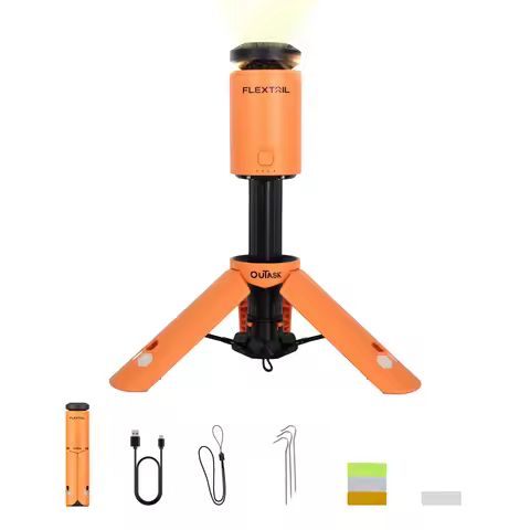 FLEXTAIL EVO LANTERN - FLEXTAIL x OUTASK Telescopic Magnetic Camping Lantern with 12000mAh Battery, 