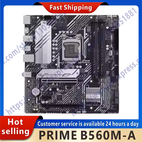 Used motherboard PRIME B560M-A original desktop computer B560 motherboard LGA 1200 i7/i5/i3 USB3.0 M
