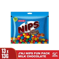 Jack 'n Jill Nips Fun Pack Milk Chocolate 13g x 13's