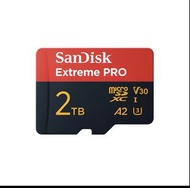 SanDisk Extreme PRO 2TB MicroSD 記憶卡 TF card sd card  2tb non 1tb