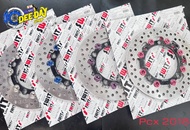 จานกลม 220 mm ขาว 8 หมุด PCX 2018