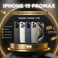 Resmi | iPhone 15 Pro Max 256GB 512GB 1TB Second Garansi iBox Indonesia