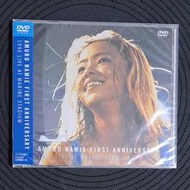 全新未拆 安室奈美惠 Amuro Namie FIRST ANNIVERSARY 1996 LIVE 日版2區DVD