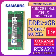 RAM LAPTOP SAMSUNG DDR2 2GB 6400/800MHz ORIGINAL RAM SODIMM 1.8v 2GB