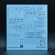 請睇info： HG Gundam Schwarzette neon Gundam decal 戰騎高達 螢光高達水貼