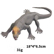 Komodo Lizard rubber educational - reptile toys - gecko display lizard figure iguana - miniature cha