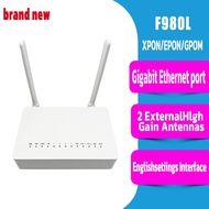 Brand New Dual-Band F980L ONT ONU 5G 2.4G WIFI ONT Fiber Modem 4GE+1tv+USB+WIFI FTTH English