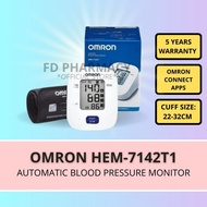 [READY STOCK] OMRON HEM-7142T1 Automatic Blood Pressure Monitor (BLUETOOTH CONNECT APPS) Monitor Tekanan Darah Automatic