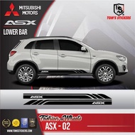 👍👍 MITSUBISHI ASX CAR BODY STICKER SET ASX-02