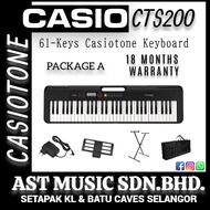 Casio CT-S200 61-Keys Casiotone Keyboard - Black / CTS200 / CT S200