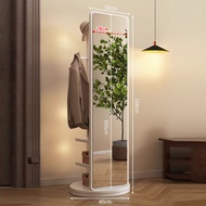 Yifeng กระจกตั้งพื้น แบบเต็มตัว หมุนได้360 ํพร้อมชั้นวางของและราวแขวนเสื้อ e 998 e 999 (กรุณาอย่าสั่