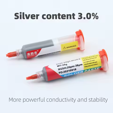 SAC305 needle solder paste Melting point 217℃ High temperature lead-free is suitable for SMD welding