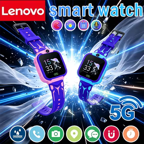Lenovo Q12B Kids Smart Watch IP67 Waterproof GPS Location Tracker Video Call SOS Camera Monitor Smar